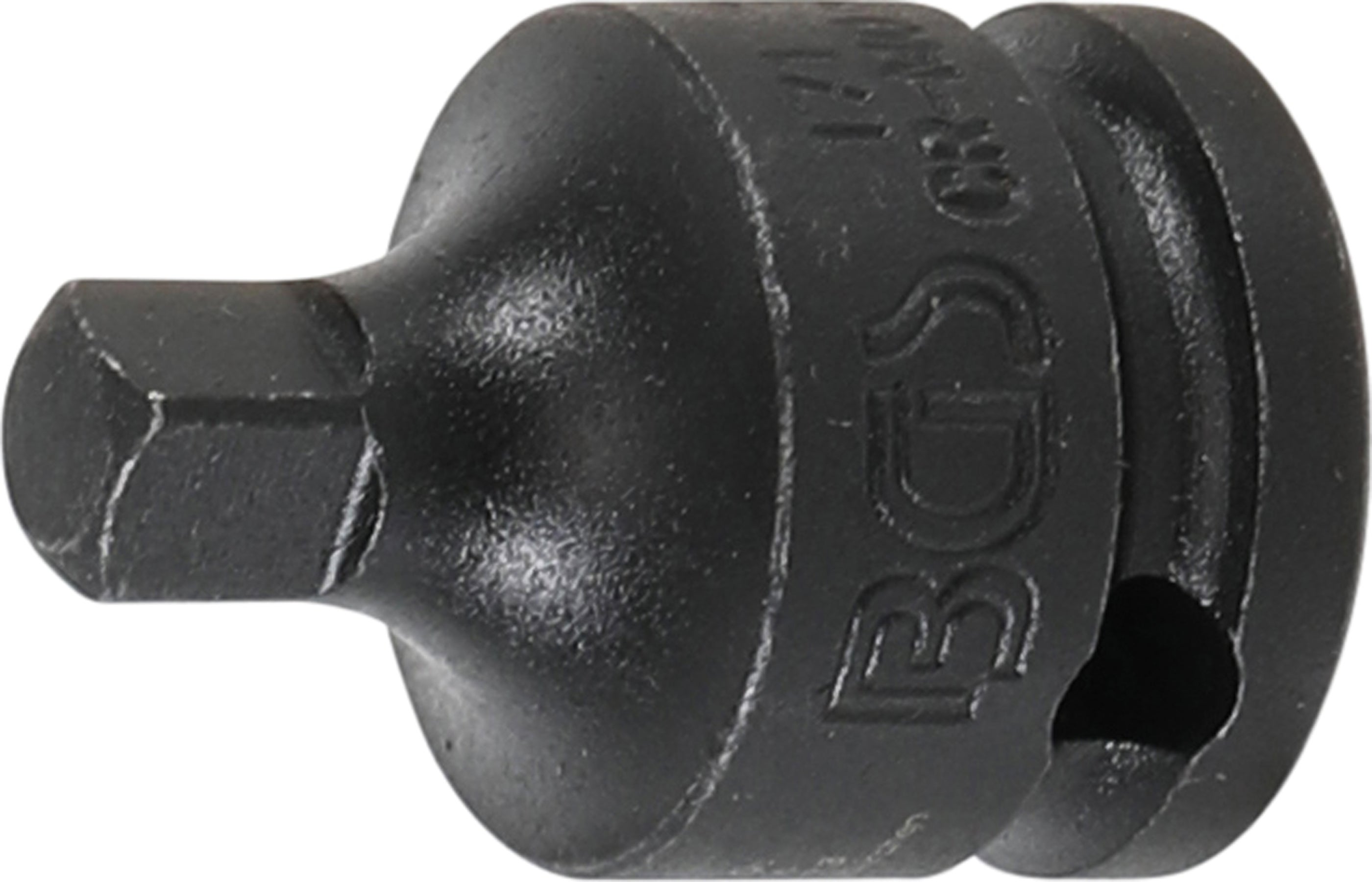 BGS Adapter do kluczy nasadowych udarowych, kwadrat wewnętrzny 10 mm (3/8") - kwadrat zewnętrzny 6,3 mm (1/4") - 171