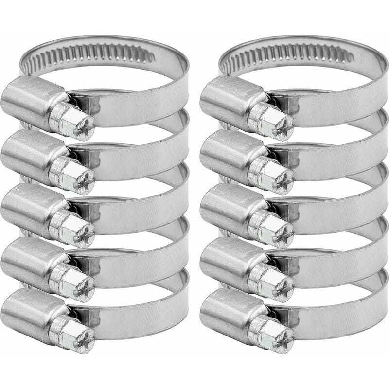 ETOPARS - Lot De 5 Colliers De Serrage 4 Pouces (78-102mm) En Acier Inoxydable 304