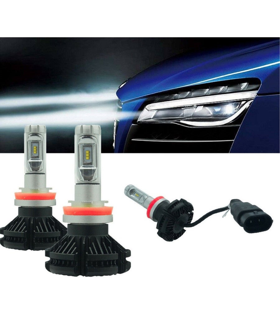 Lampa 58515 Lampadine H11 Multiled 12V – 18 LED SMD, Bianche, Kit Da 2 Pezzi – Alta Visibilità