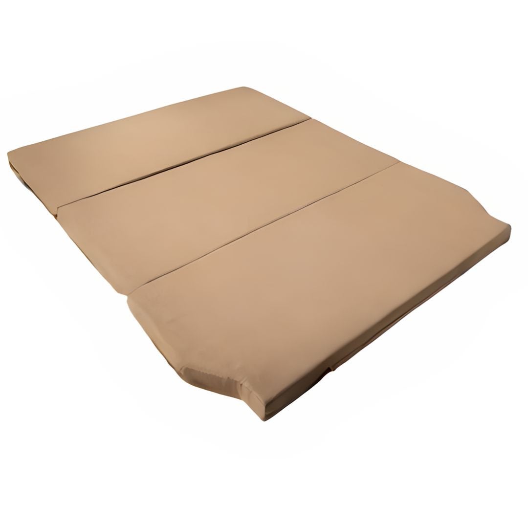 Colchón para camper peugeot traveller - 5cm de grosor con hr 25kg/m3 y 3cm de viscoelástica - beige