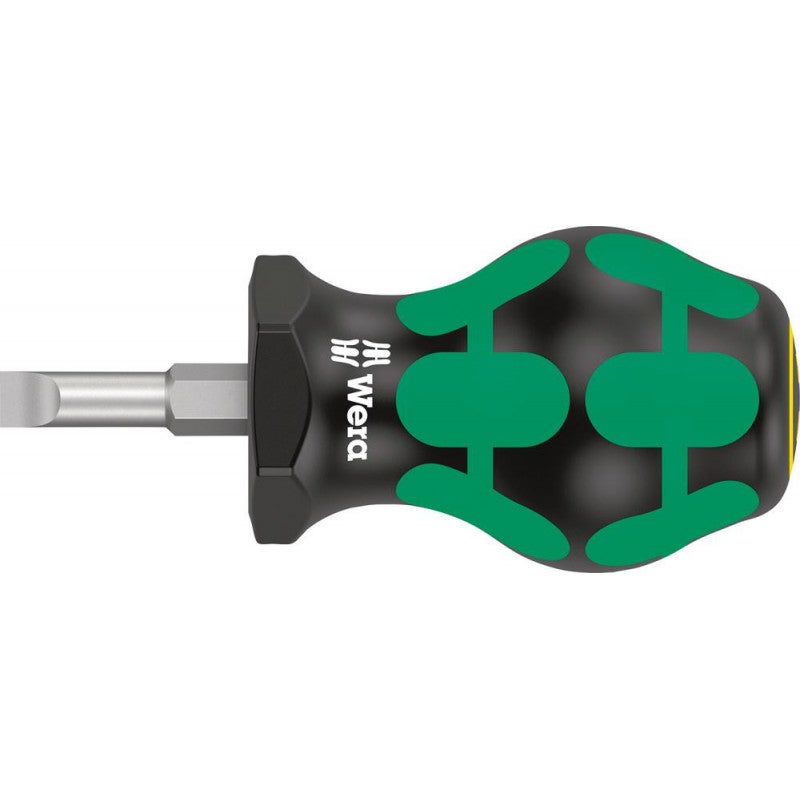 Wera Wkrętak 335 Stubby Płaski-B.5,5mm Dł.ostrza 24,5mm 2K-Uchwyt Okrągły Trzpień - 5008842001
