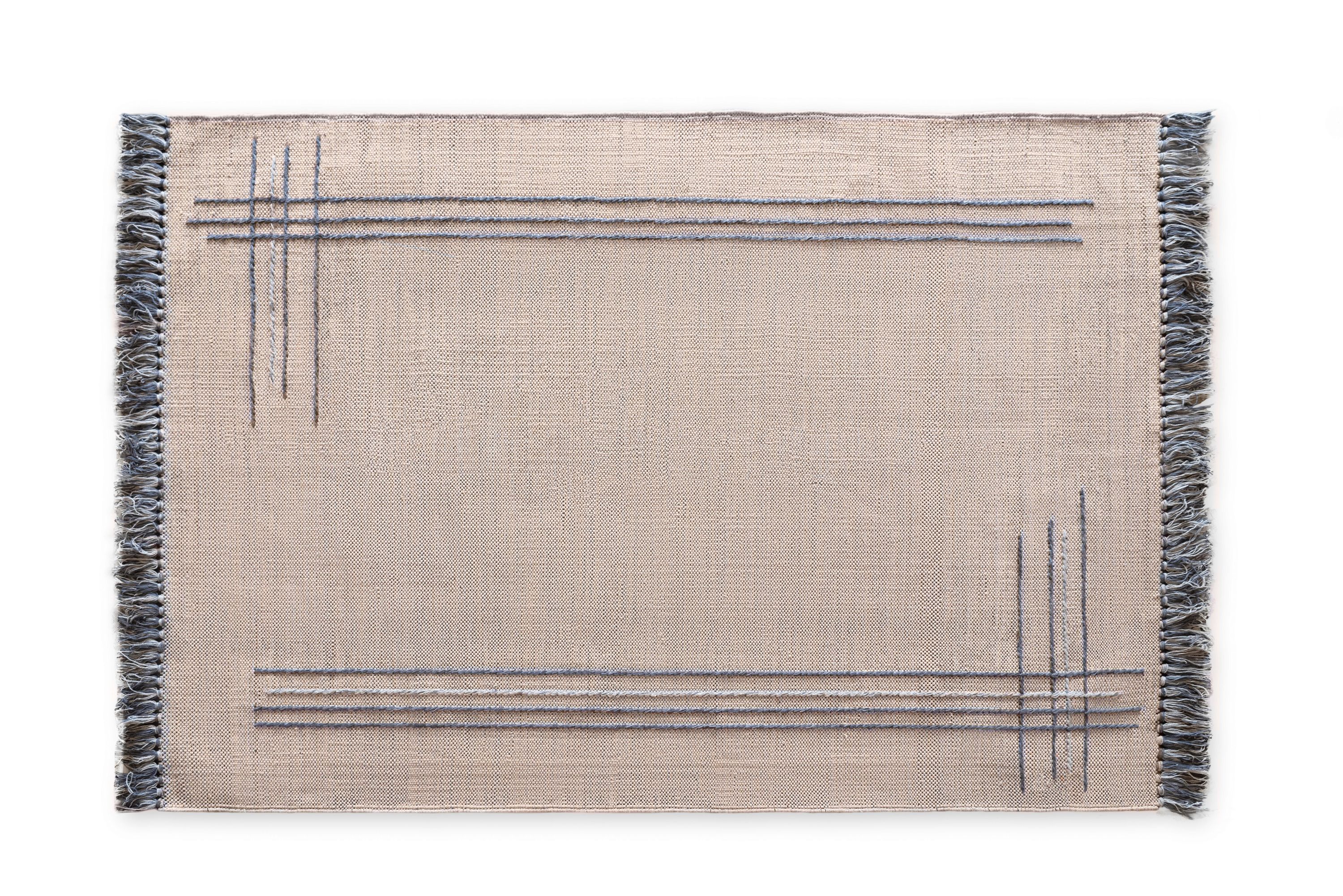 Dywan bawełniany Praga szary i brązowy 160x230cm - 5