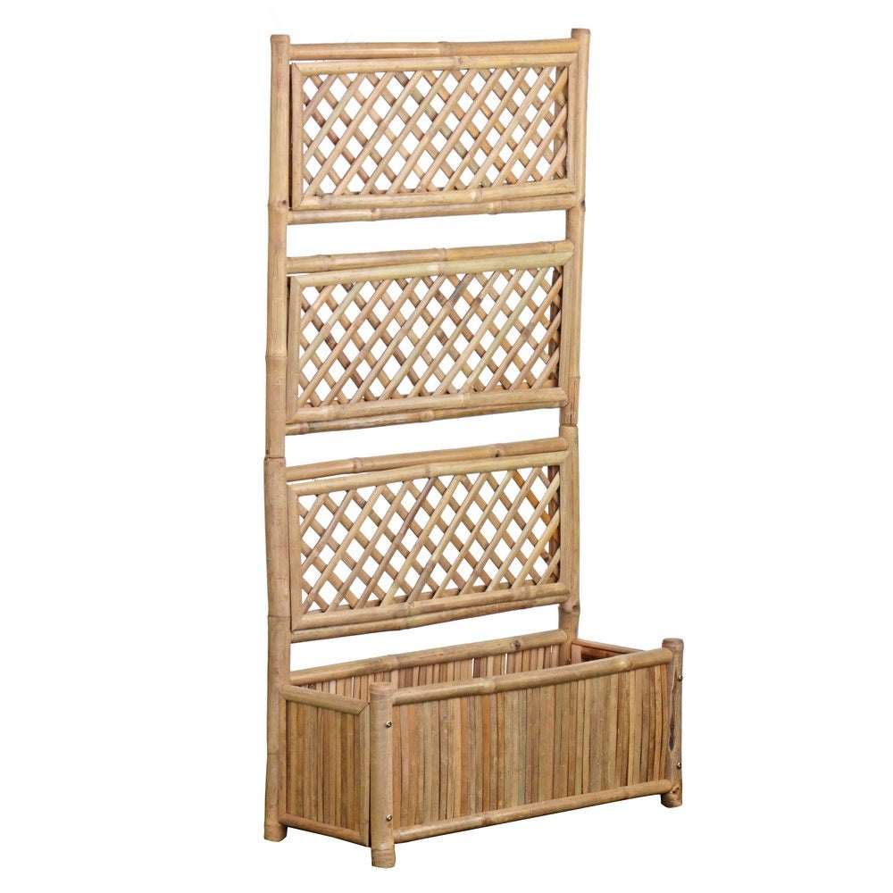 Enrejado Extensible De Bambú Natural (60x180 Cm) – Para Plantas Trepadoras O Como Separador