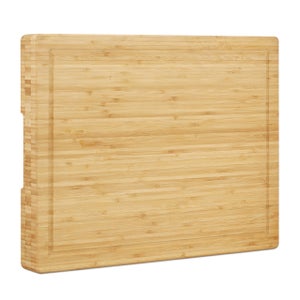 Planche à Découper En Bambou EYEPOWER XXL - 50x35x3cm - Naturelle Et Antibactérienne