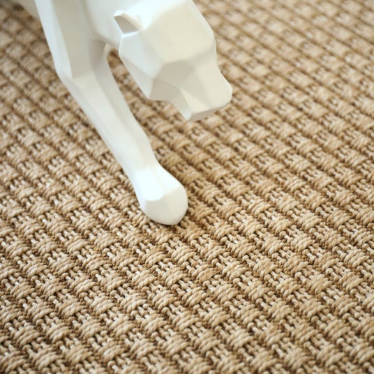 Tapis intérieur / extérieur Natté - Sumatra Naturel - Ganse Marron - 250 x 350 cm - 4