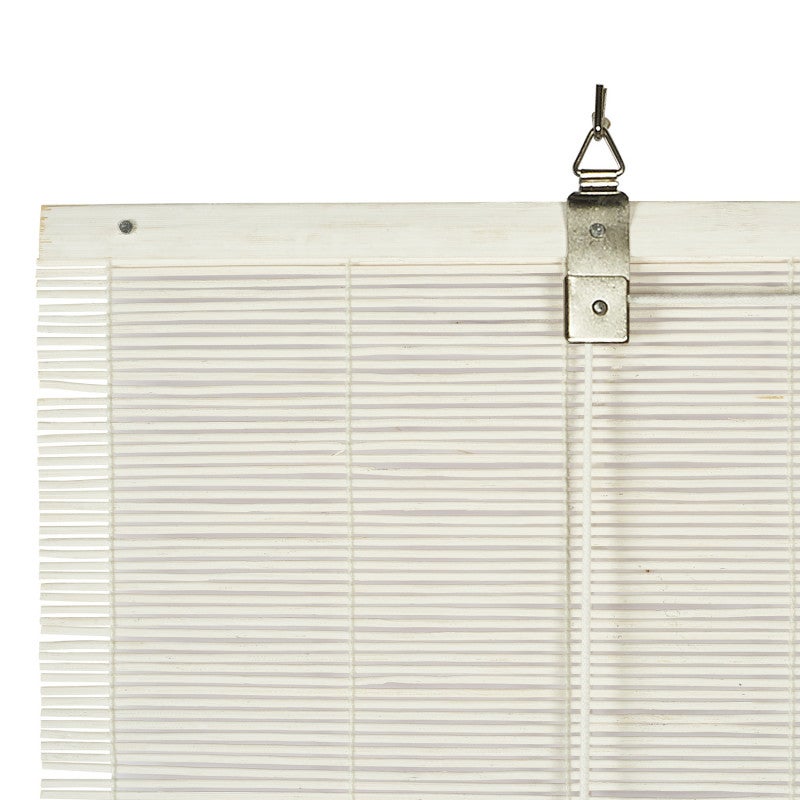 Tenda a Rullo In Bambù Naturale Bianco, 150 x 250 cm - 3