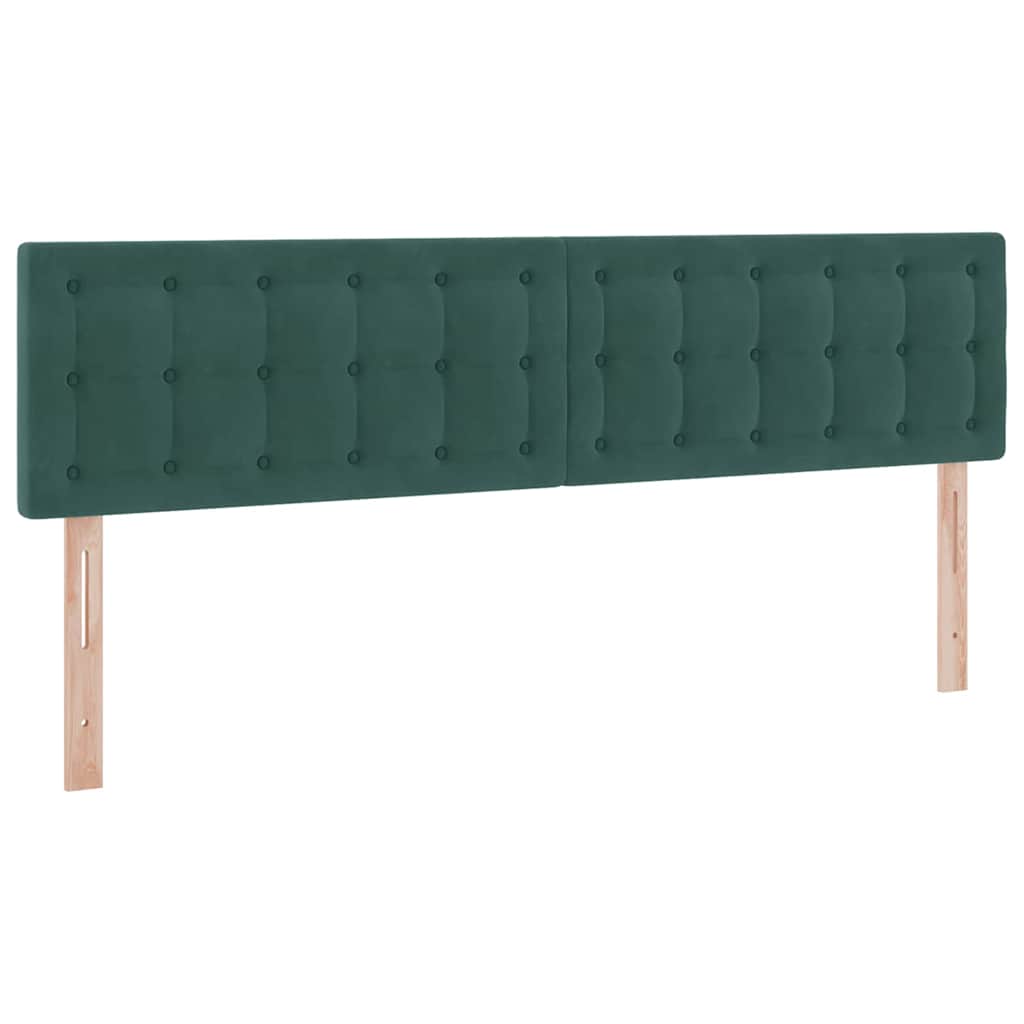 Lit avec rangement, vert foncé, 160 x 200 cm, velours - 9