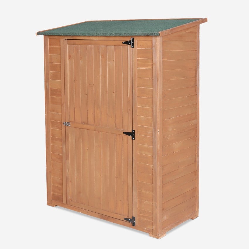 Cabane en bois pour outils de jardin 111x51x142 Smew - 4