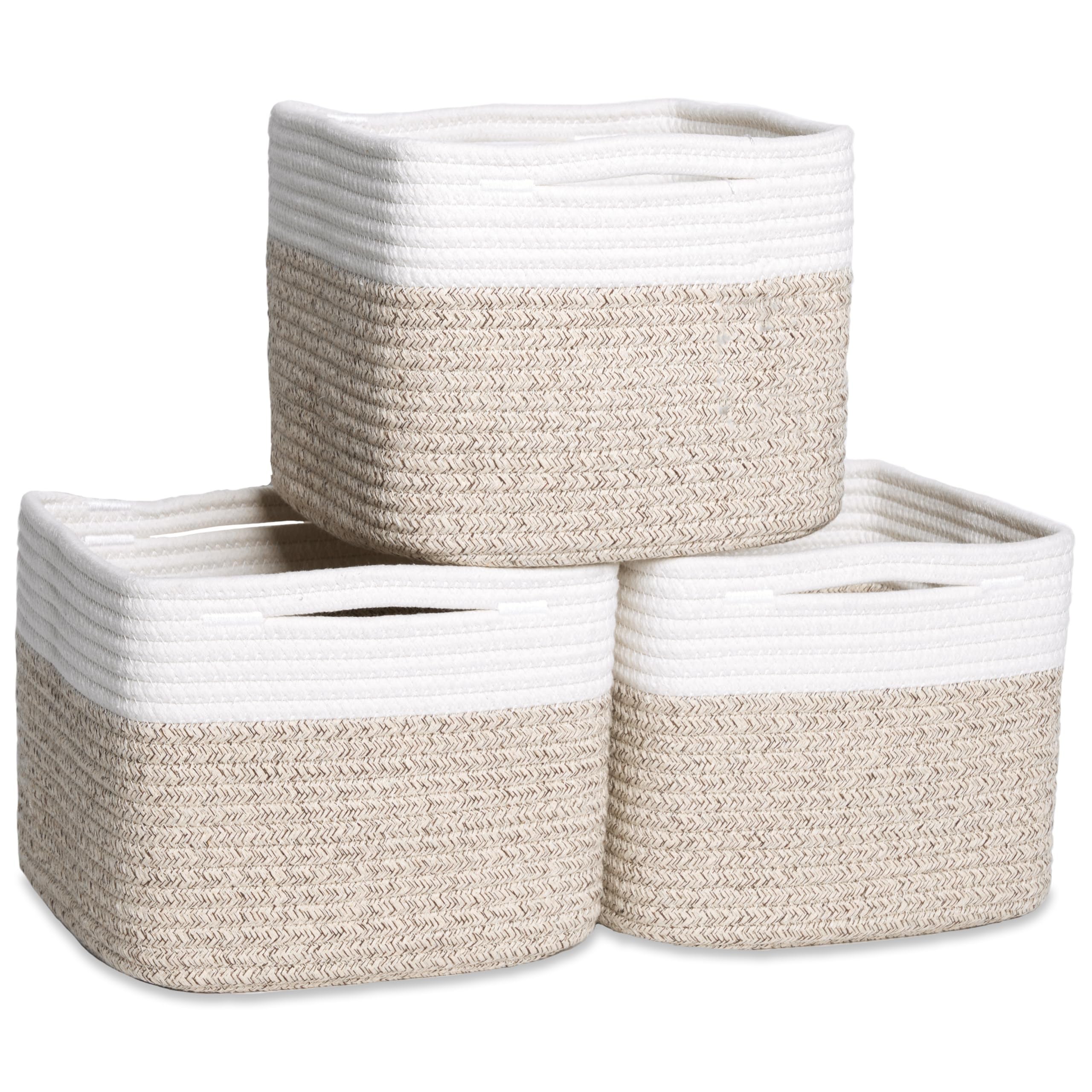 Set De 4 Mini Cestas De Madera Para Casa De Muñecas – Almacenamiento Decorativo De 4x2.7x1.5 Cm, Color Beige
