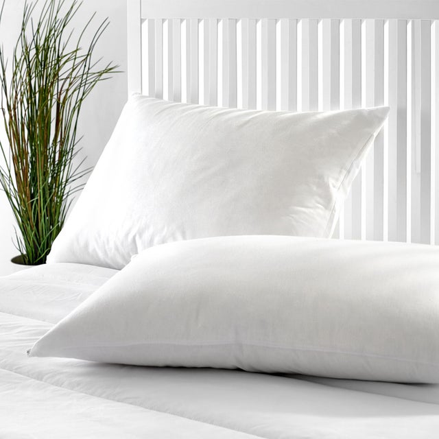 Almohada De Plumas Calidad Hotel – Cojín Decorativo Y Para Dormir (40x40, 40x80 U 80x80 Cm) – Welt Der Träume