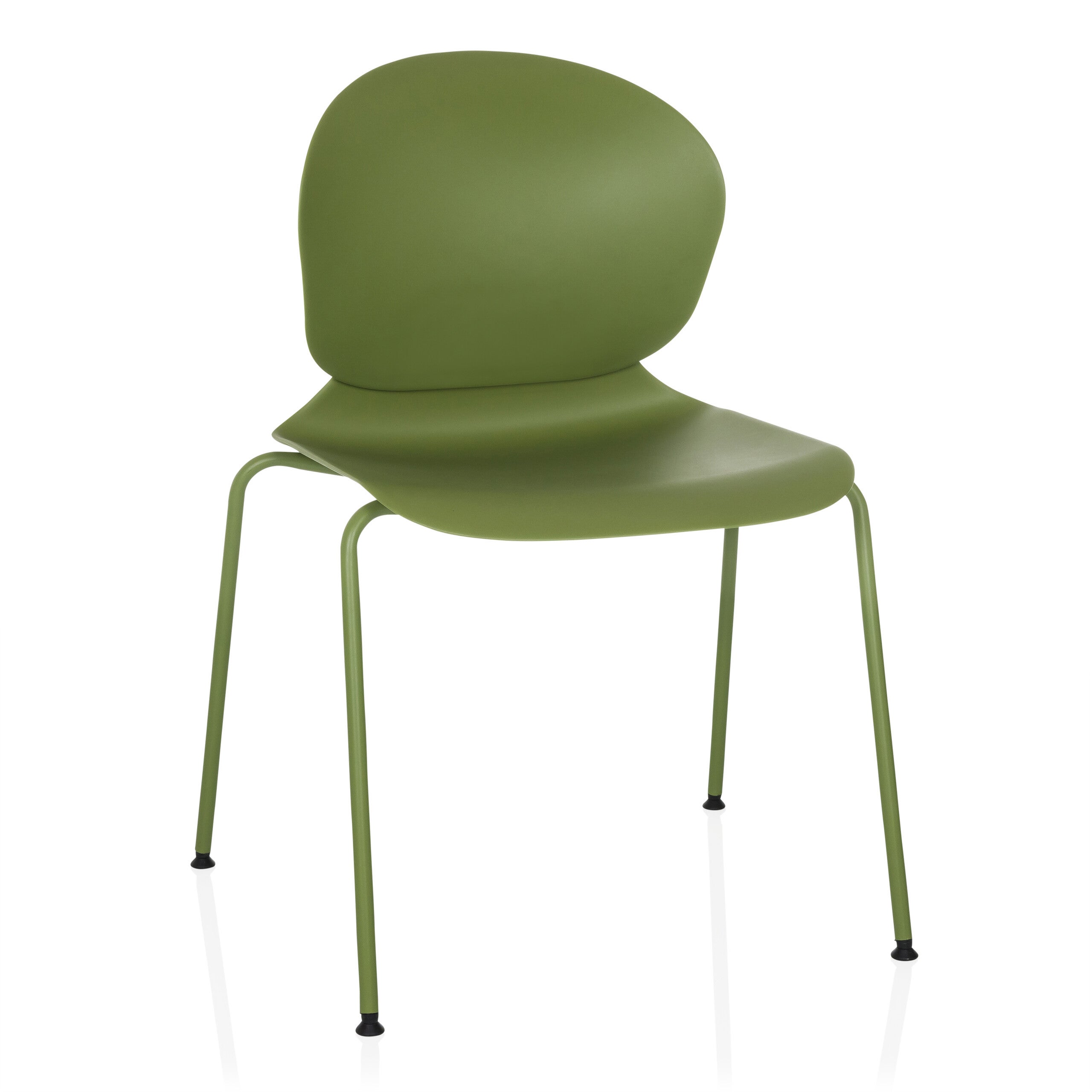 Krzesło czteronożne T36 VI Zielony hjh OFFICE