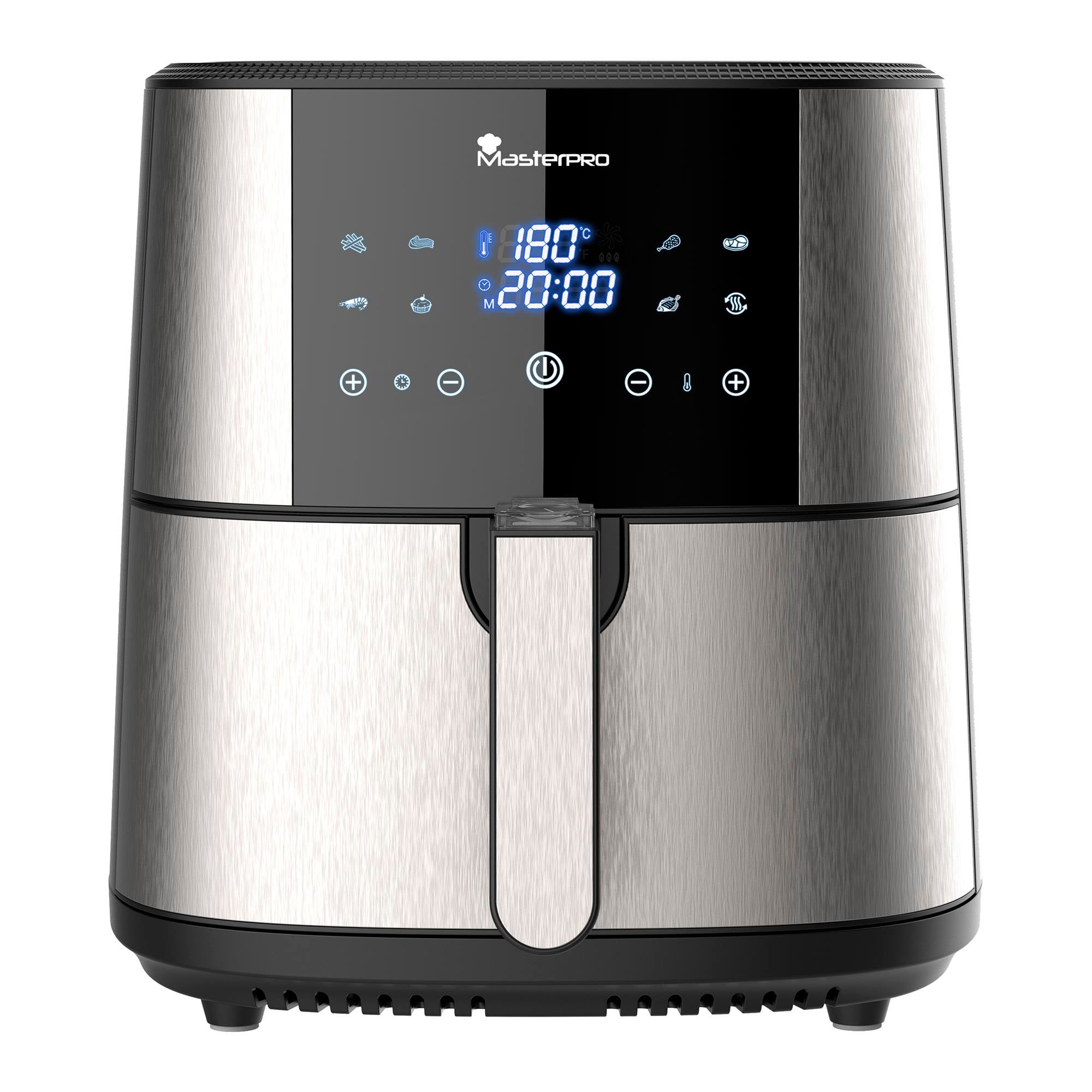 MASTERPRO Air Fryer ROCKET 6L sin PFAS 1800W revestimiento cerámico ...