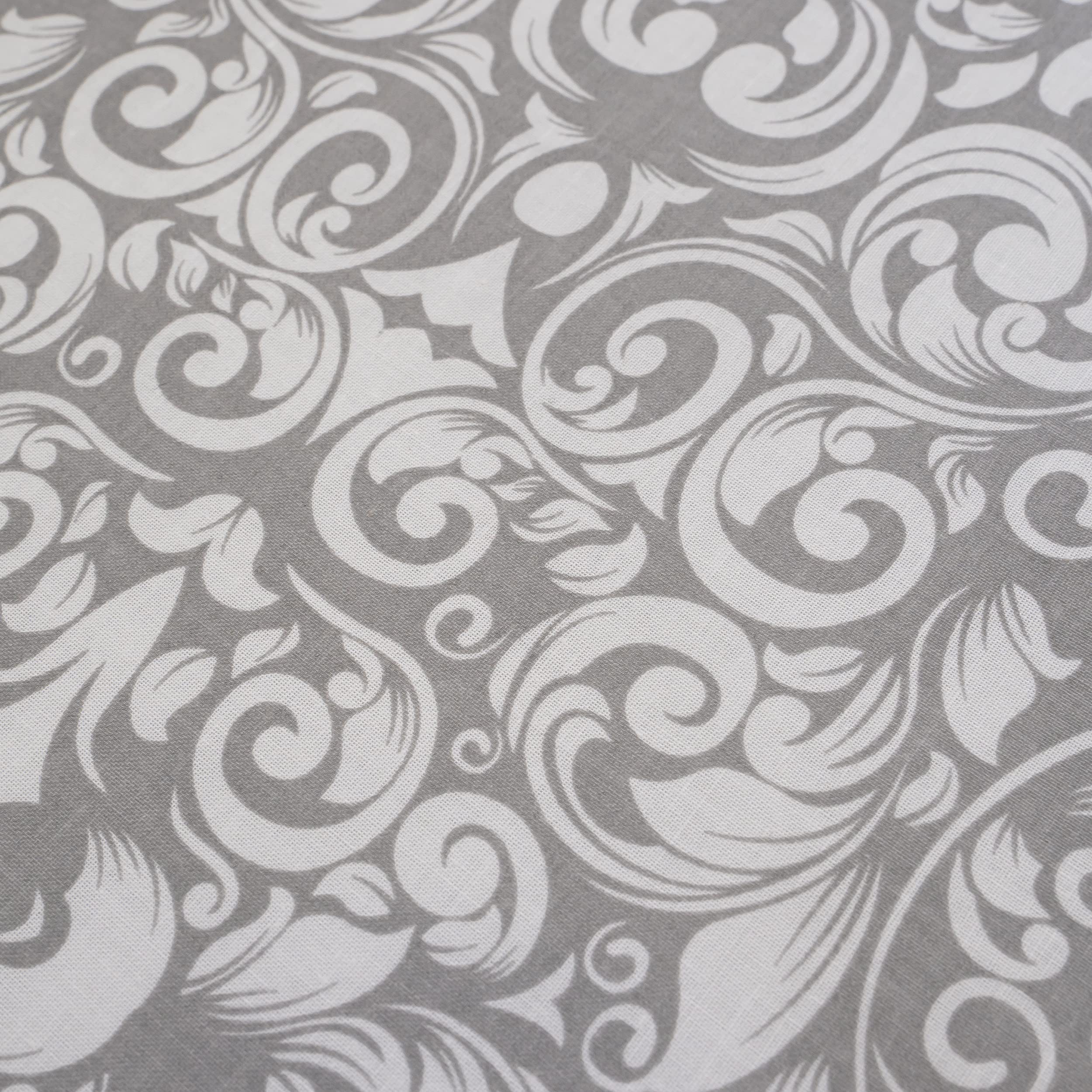 Westex Copriasse da stiro damascato resistente, imbottitura spessa a 3 strati antimacchia, gonna elasticizzata, chiusura a scatto, 38 x 137 cm (asse n - 2