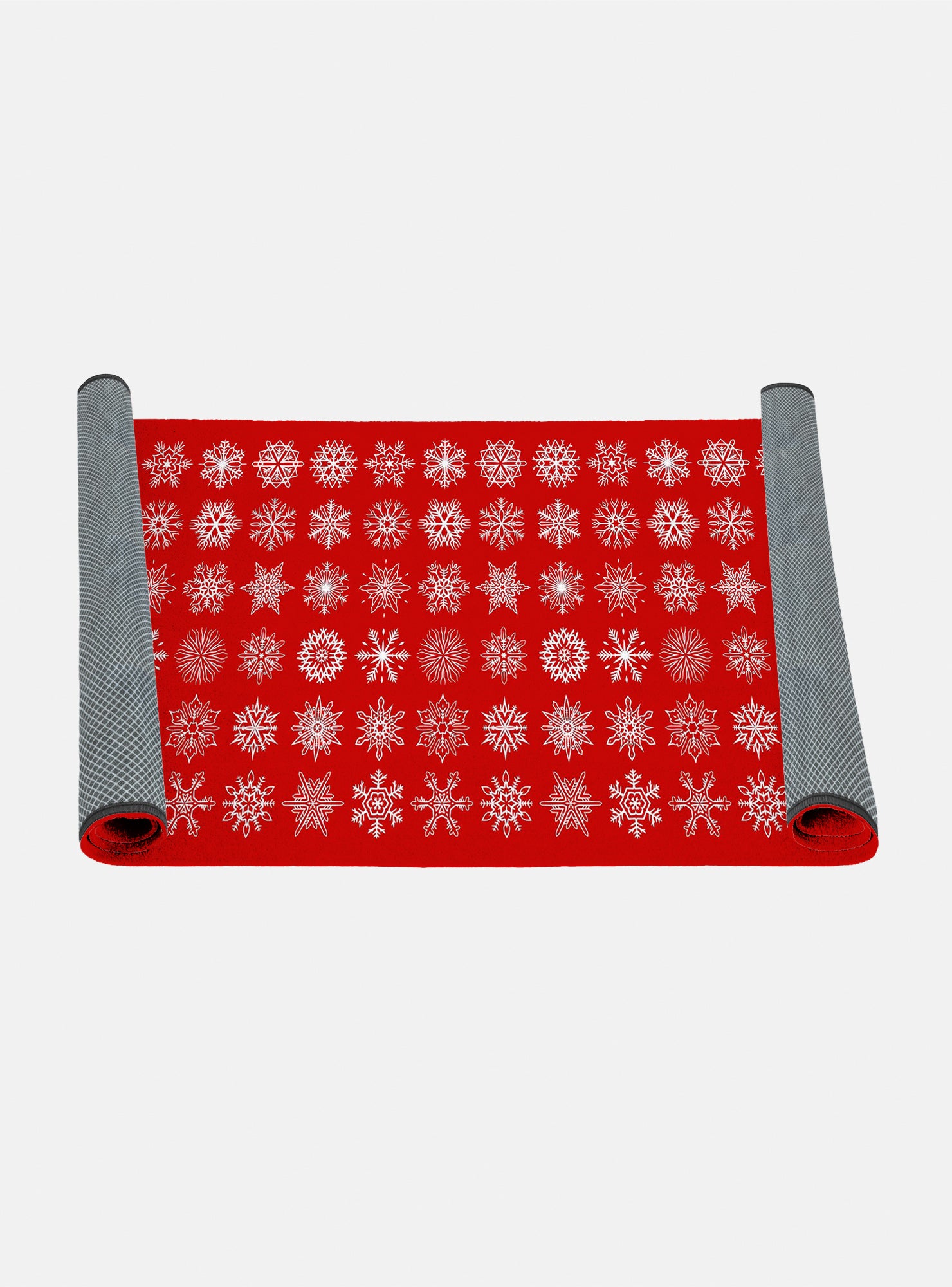 Camino de cocina, 100% made in italy, alfombra antimanchas con impresión digital, camino antideslizante y lavable, modelo navidad - cameron, cm 100x52