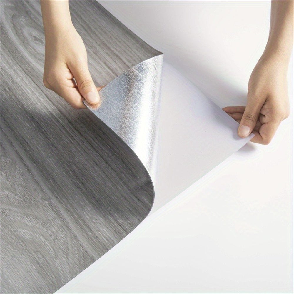 24 dalles de sol en vinyle autocollant, motif grain de bois, 30*30cm-MY-00048 - 5