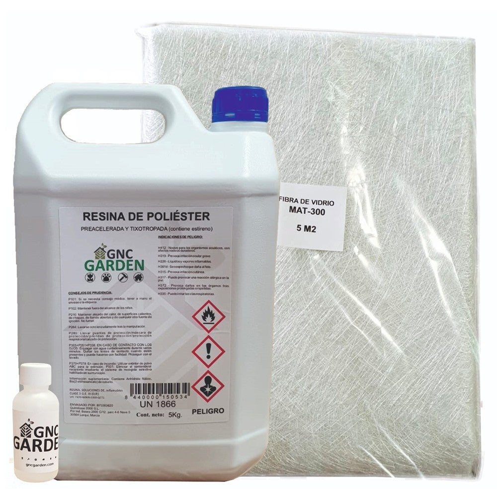Kit résine polyester 5kg pour réparations | Offre exclusive | Leroy Merlin