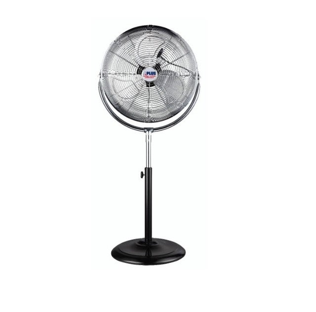 Splus - Ventilateur mobile sur pied 6300 m³/h 120 W Ø hélice 43 cm réglable et orientable - VM 50 PI.2 S.PLUS