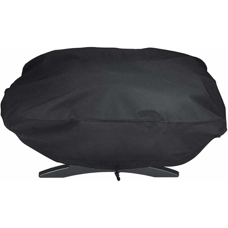 Wodoodporny pokrowiec ochronny na grill gazowy Weber 7110 Q1000, odporny na promieniowanie UV i wodę (67,1 x 44 x 32 cm) (czarny)