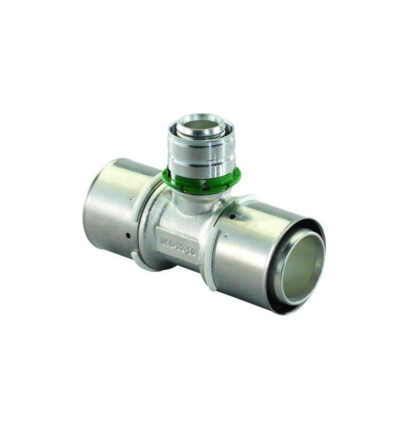 Té réduit inox à sertir S-Press multicouche MFF - 50x32x50 | Bricoman