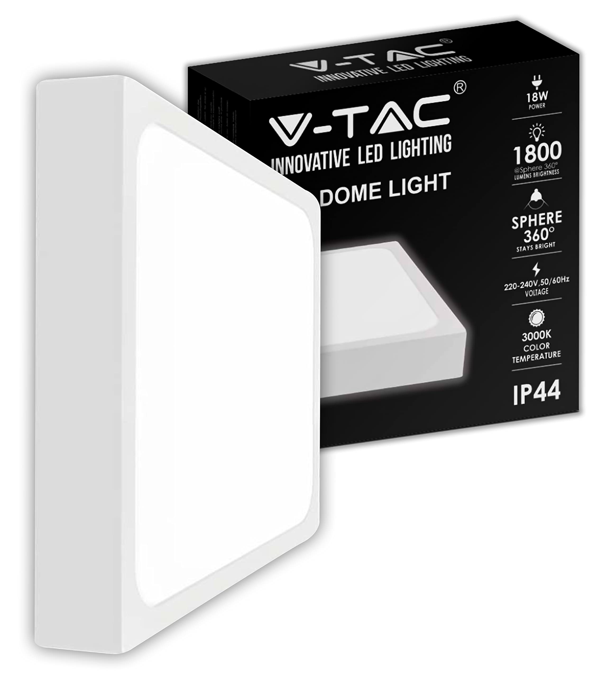 V-TAC Plafoniera LED Lineare da Soffitto 60 CM - 20W - Chip Samsung - Lampada Rettangolare 2050