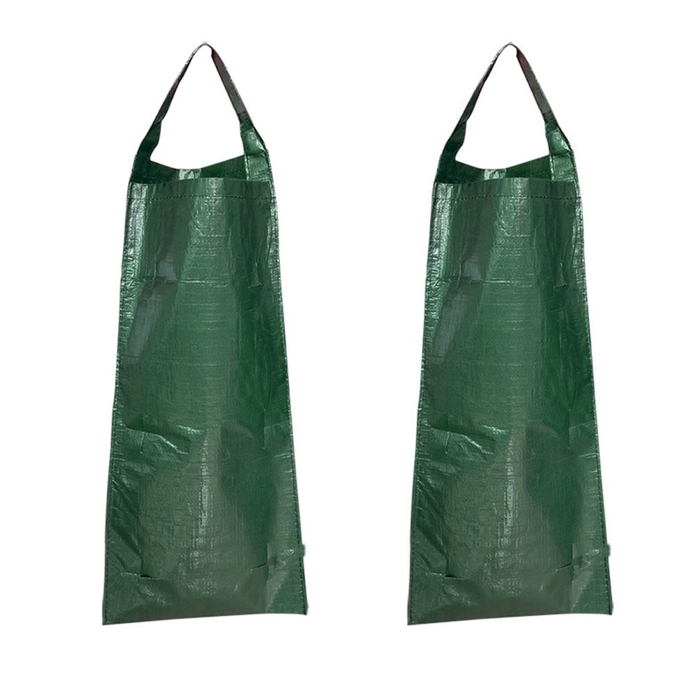 2pcs Sacs de culture de fraises verticaux à 8 trous, sacs de plantes, sacs de pépinière, pots de fleurs et accessoires de conteneurs (orange) - 9