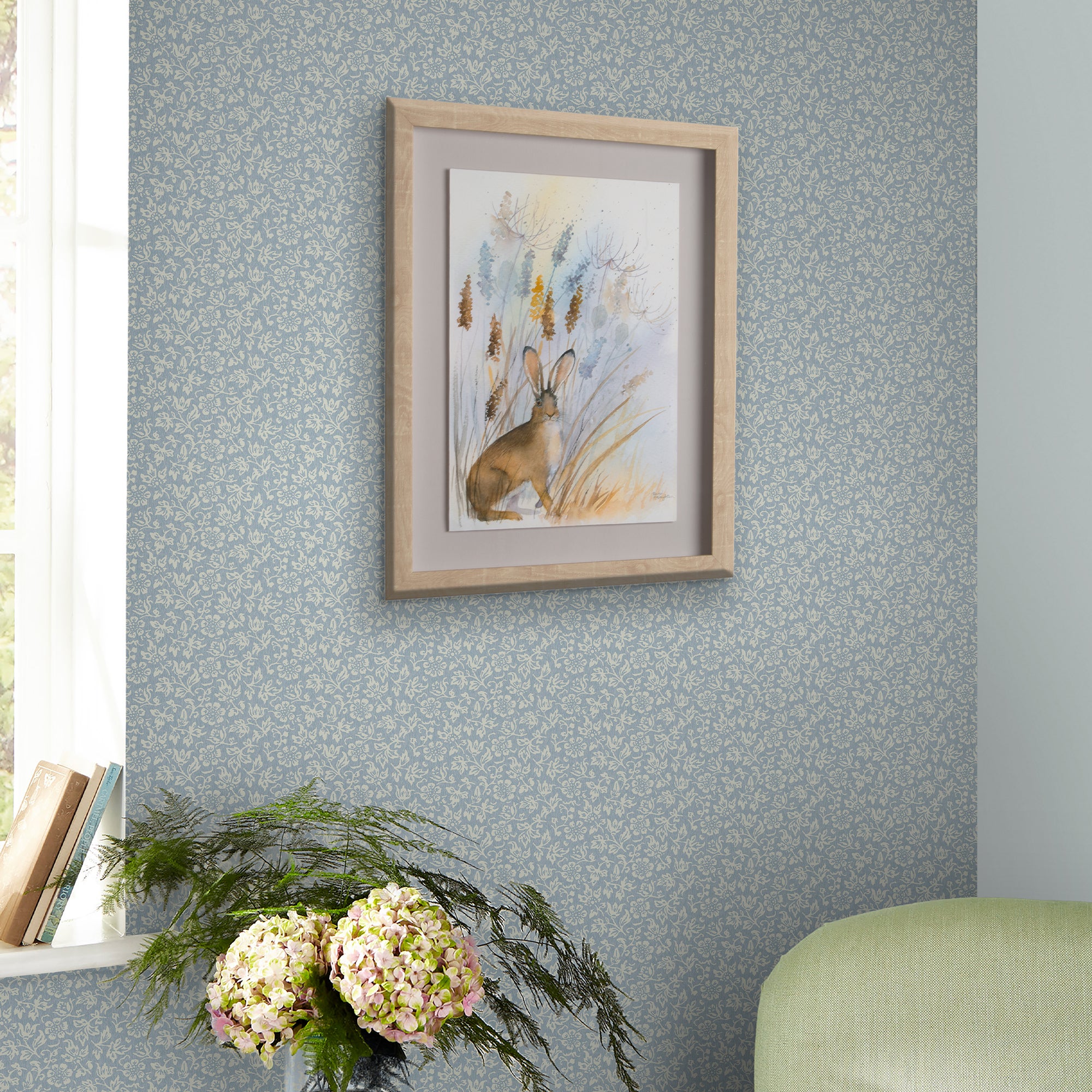 Laura Ashley Tapeta filzelinowa SWEET ALYSSUM 10 m x 52 cm
