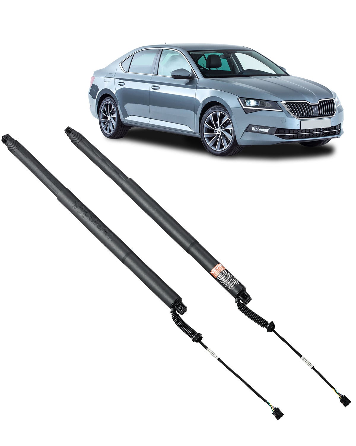 2 x wspornik podnoszenia klapy tylnej w kombi Superb III 3V5 2015-2020 VEVOR