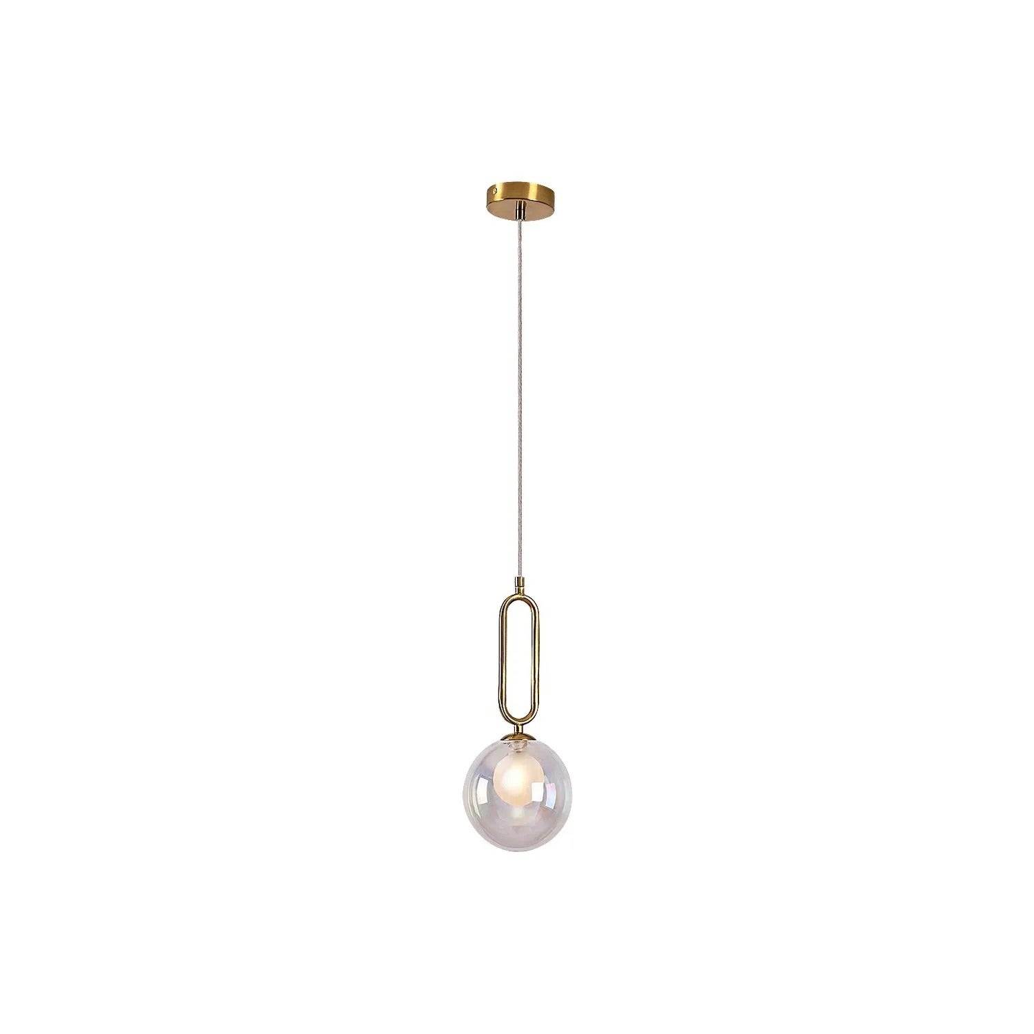 Lampa wisząca ROSEHIP szampańsko-wielokolorowy 1xG9x25W szkło wym:150x15x15cm IP20 Rabalux