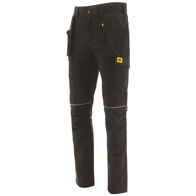 Pantalon De Travail Multi-Poches – Caterpillar Trades Noir – Denim Stretch – Coupe Slim – Confort & Résistance - 50