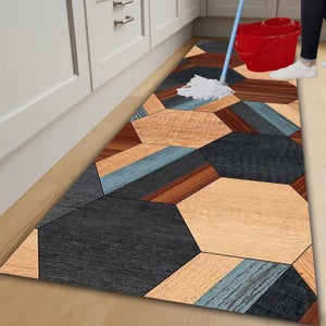 Doge Milano Passatoia Da Cucina, 100% Made In Italy, Tappeto Antimacchia Con Stampa Digitale Runner Antiscivolo E Lavabile Modello Geometrico Deitra Cm 180x52 40997591