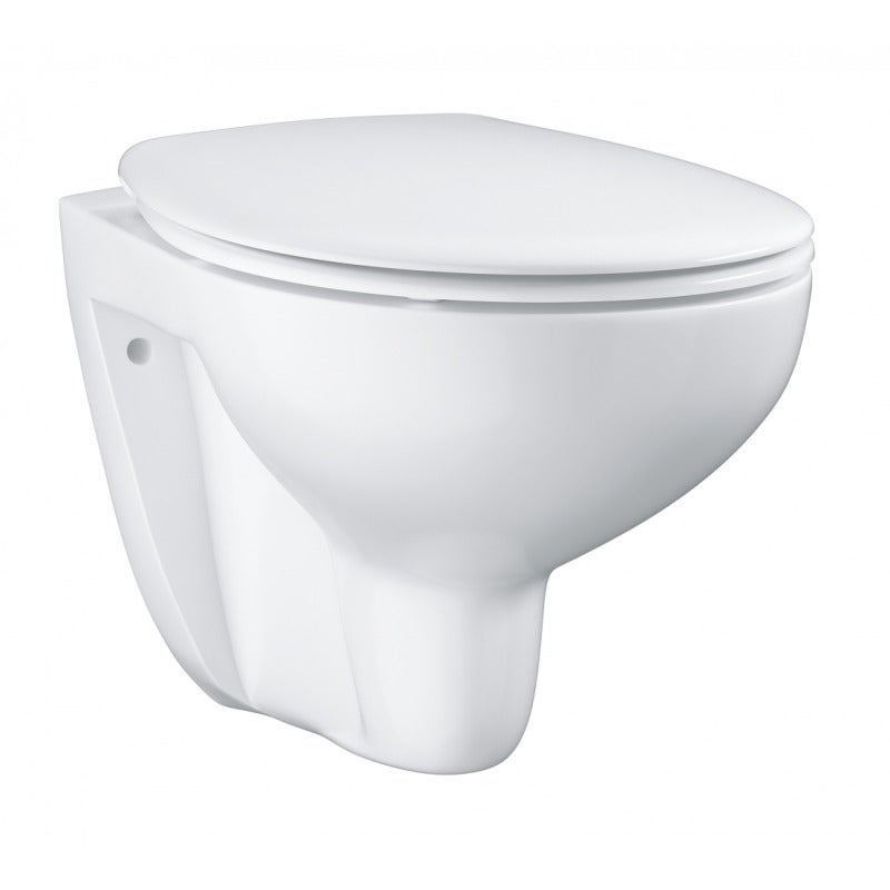 Pack WC Rapid SL autoportant + cuvette Bau Ceramic sans bride + plaque Skate Cosmo chrome (ProjectBau-1) - 2