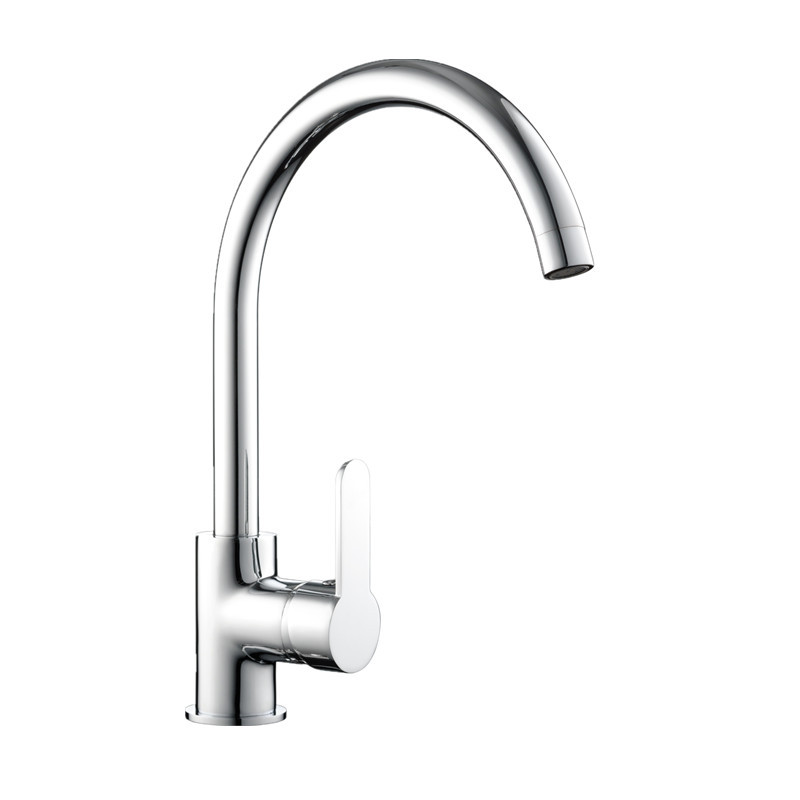 Kran kuchenny zlewozmywakowy, wąż do ciepłej i zimnej wody, kran kuchenny, kran kuchenny, chromowana miedź