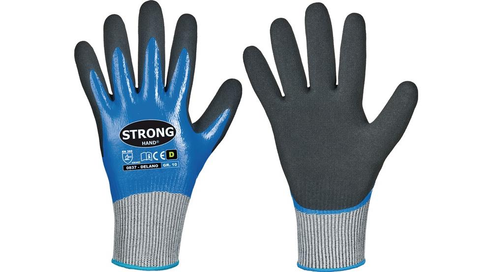 Gant de protection contre les coupures Delano taille 11 bleu foncé/noir EN 388 c (Par 12) - 3