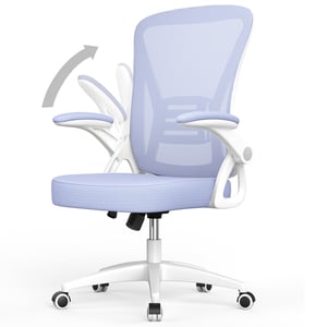 Chaise de Bureau Ergonomique RATTANTREE - à roulette - Soutien Lombaire Dossier Règalable- Hauteur Ajustable - Violet