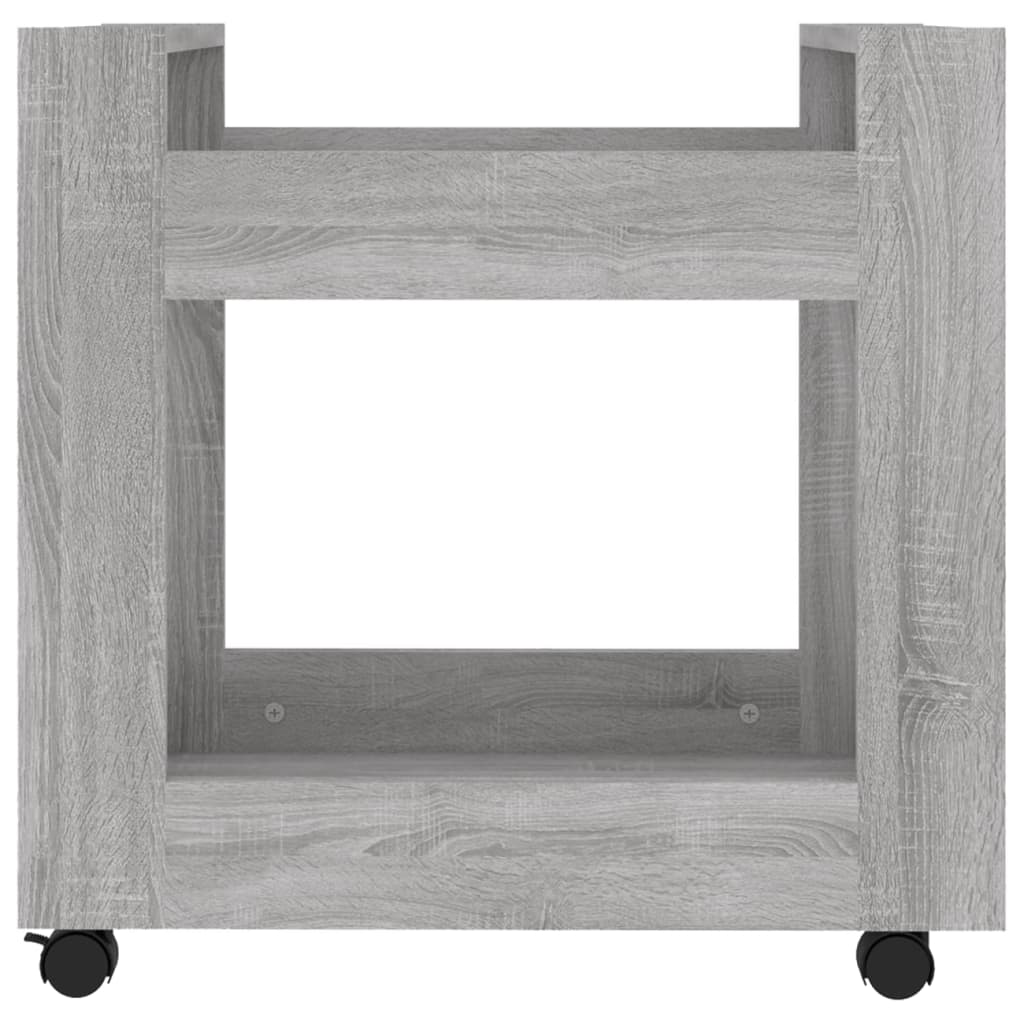 Maison Exclusive - Chariot de bureau Sonoma gris 60x45x60 cm Bois d'ingénierie - 5