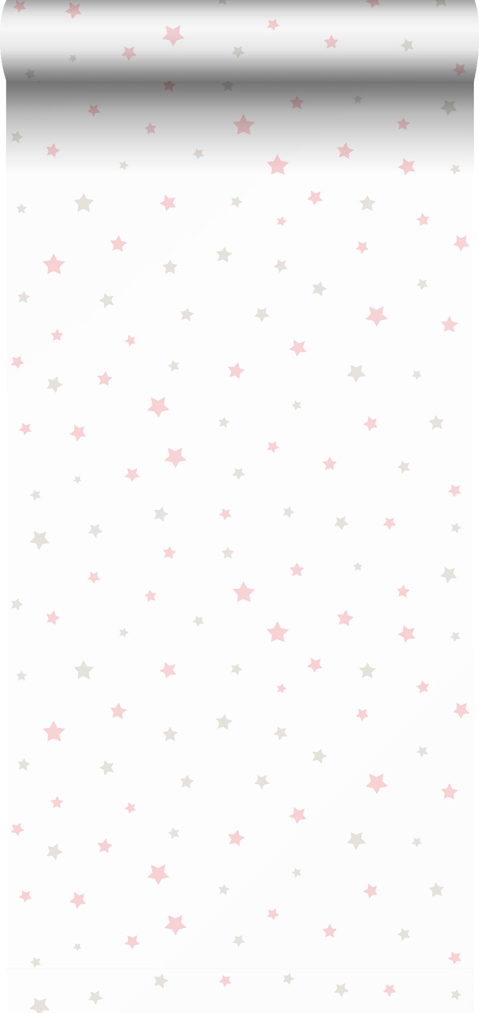 Tapeta ognie starego różu,beżowymIbiałym - 53 cm x 10 m - SANDERS &amp; SANDERS