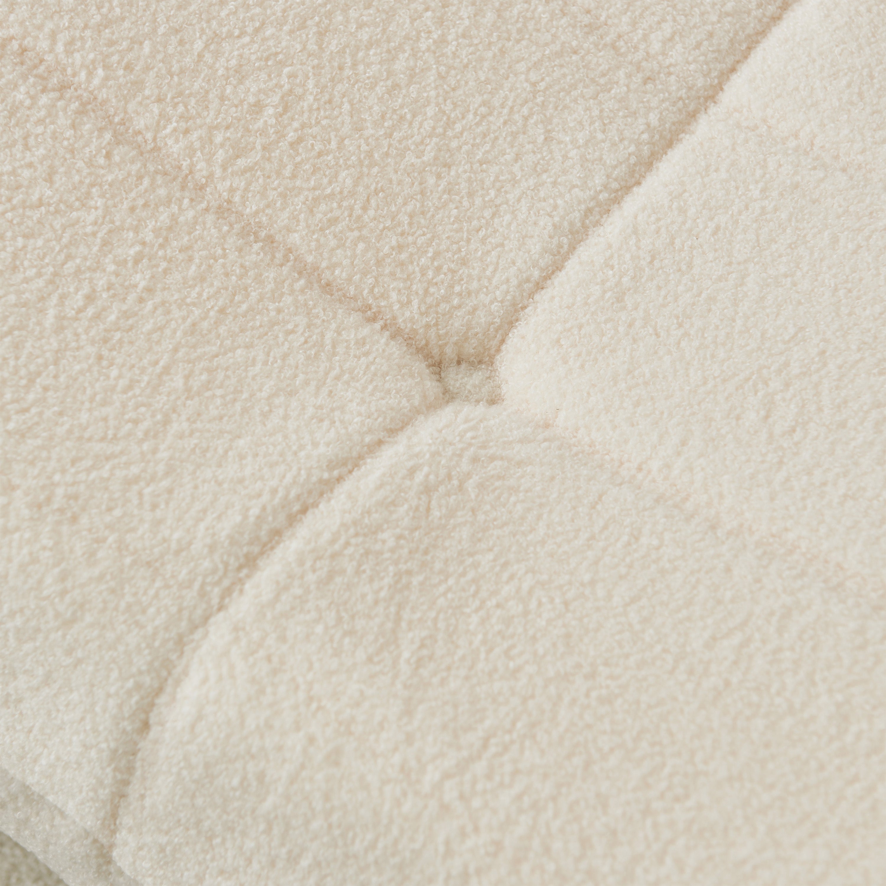 Fauteuil paresseux - Velours beige - Confort relaxant - canapé 1 place - Canapé - Chauffeuse- 86x105x75 cm - 10