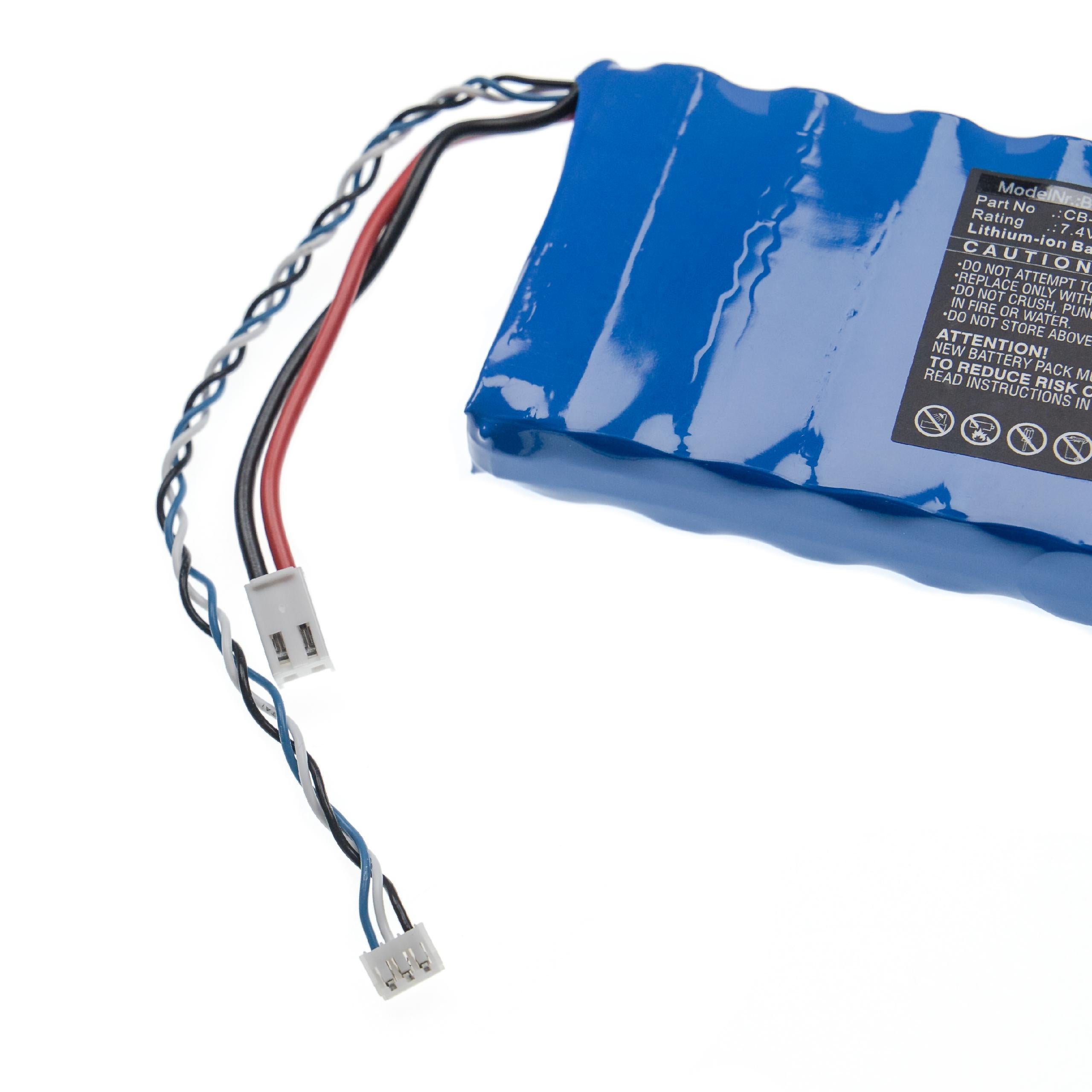 Vhbw Batería Recargable Compatible Con BEC Clavija (m) Para Modelismo Por Ej. Coche Carreras, Avión (800mAh, 7,4V, Li-poli, 56 X 30 X 15mm