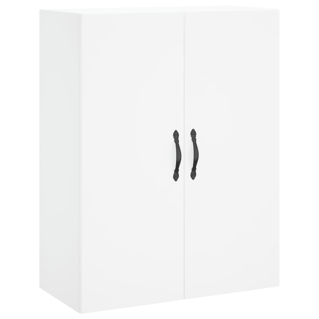 vidaXL Buffet haut Blanc 69,5x34x180 cm Bois d'ingénierie - 5
