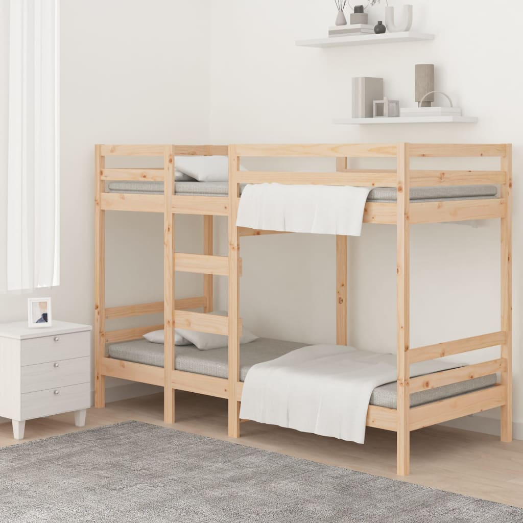 Lit superposé 90x190 cm Bois de pin massif - 3