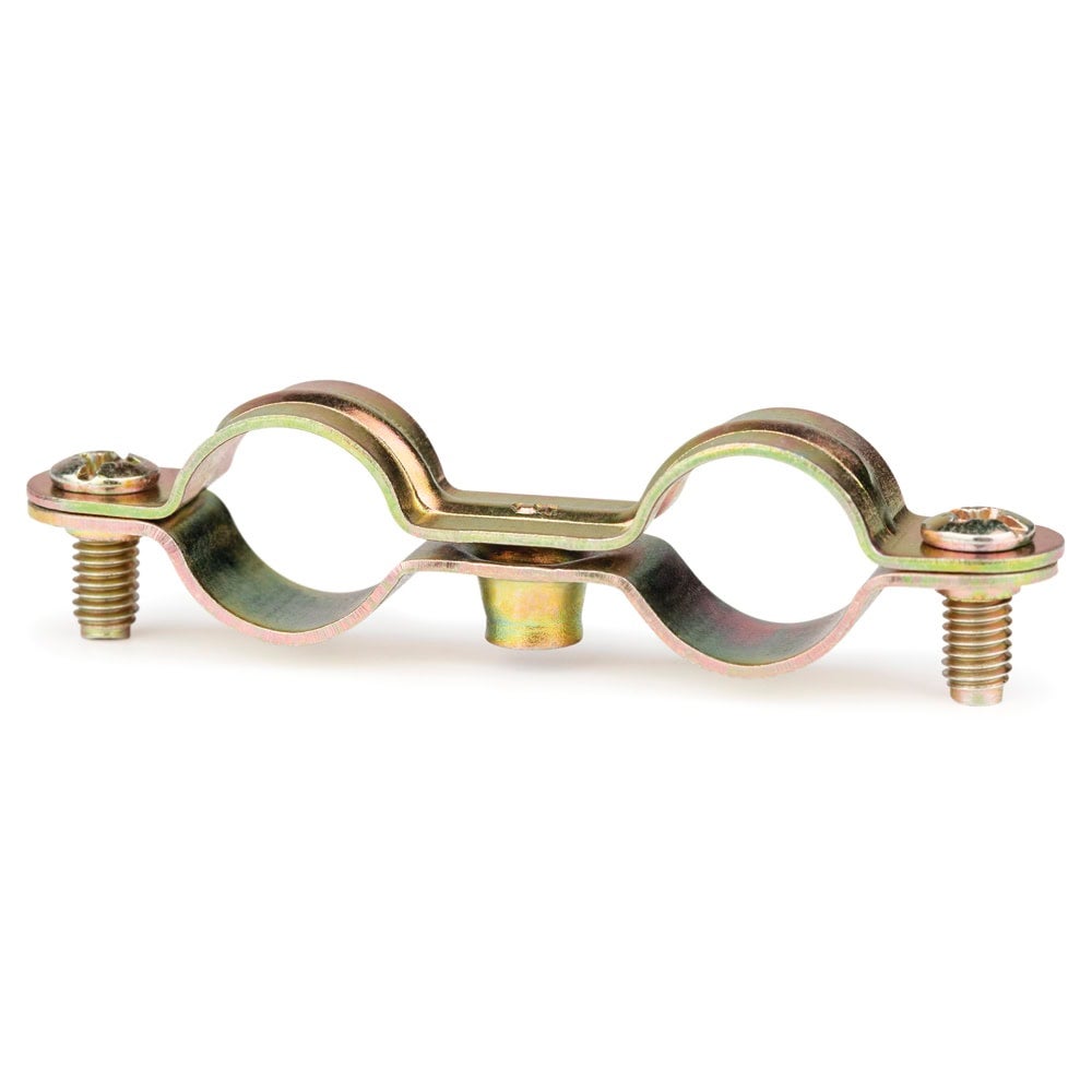 ING FIXATIONS Attacco A Doppio Anello Per Tubo Multistrato Ø 16 Mm - Scatola Da 50 Pezzi (Modello A315220) - 4