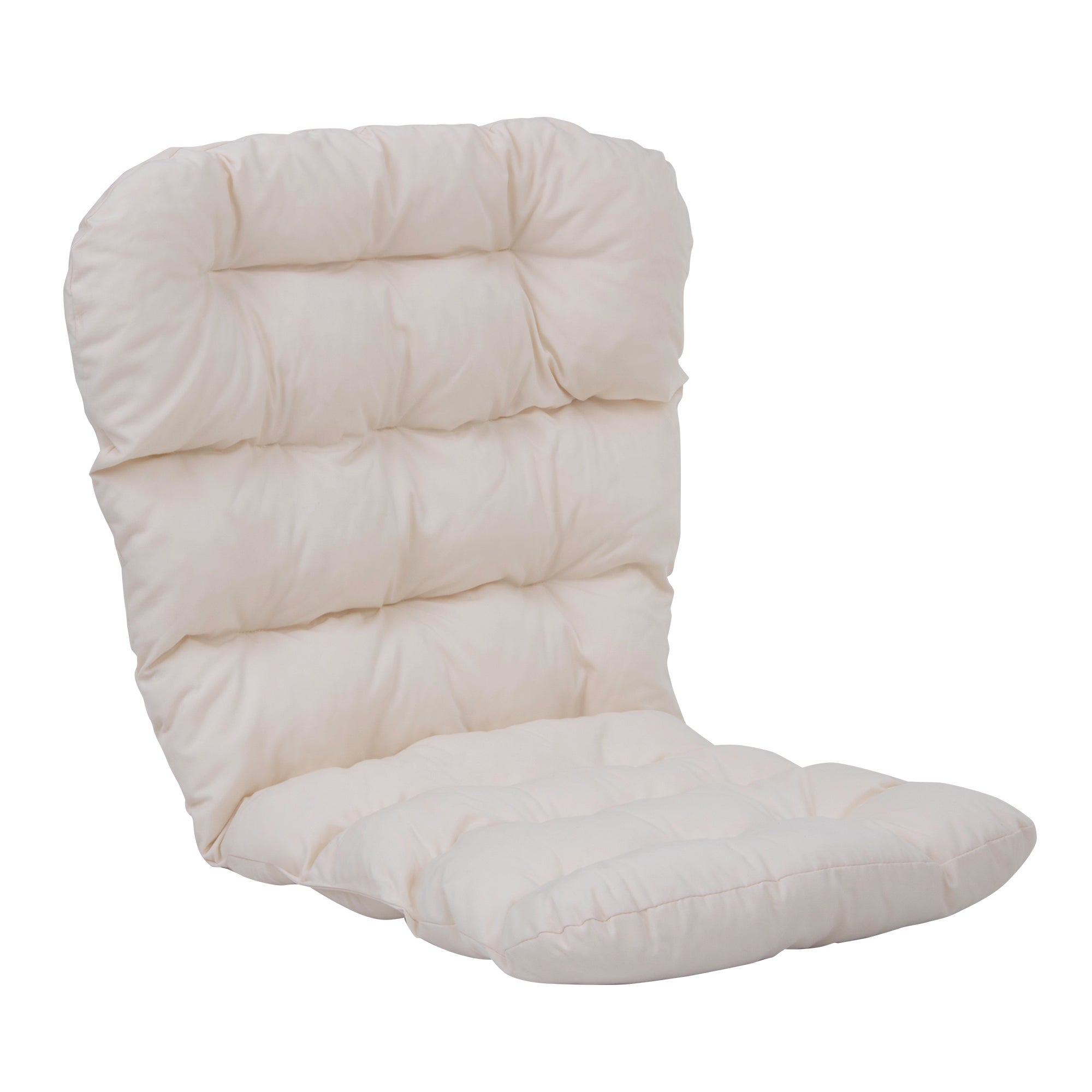 Poduszka na fotel ogrodowy 128 x 80 cm Folio kremowy PATIO