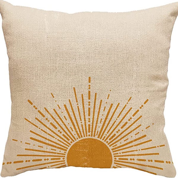 Lot de 4 Housse Coussin 45x45 Florale Peinture à l'aquarelle Housses de Coussin Décoratives en Coton Lin Taie Oreiller de Canapé - 2