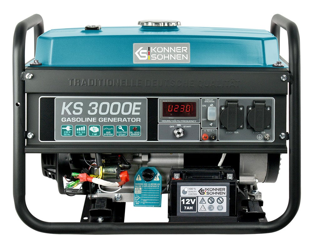 Generator benzynowy „Könner &amp; Söhnen” KS 3000E Moc maksymalna, kW 3