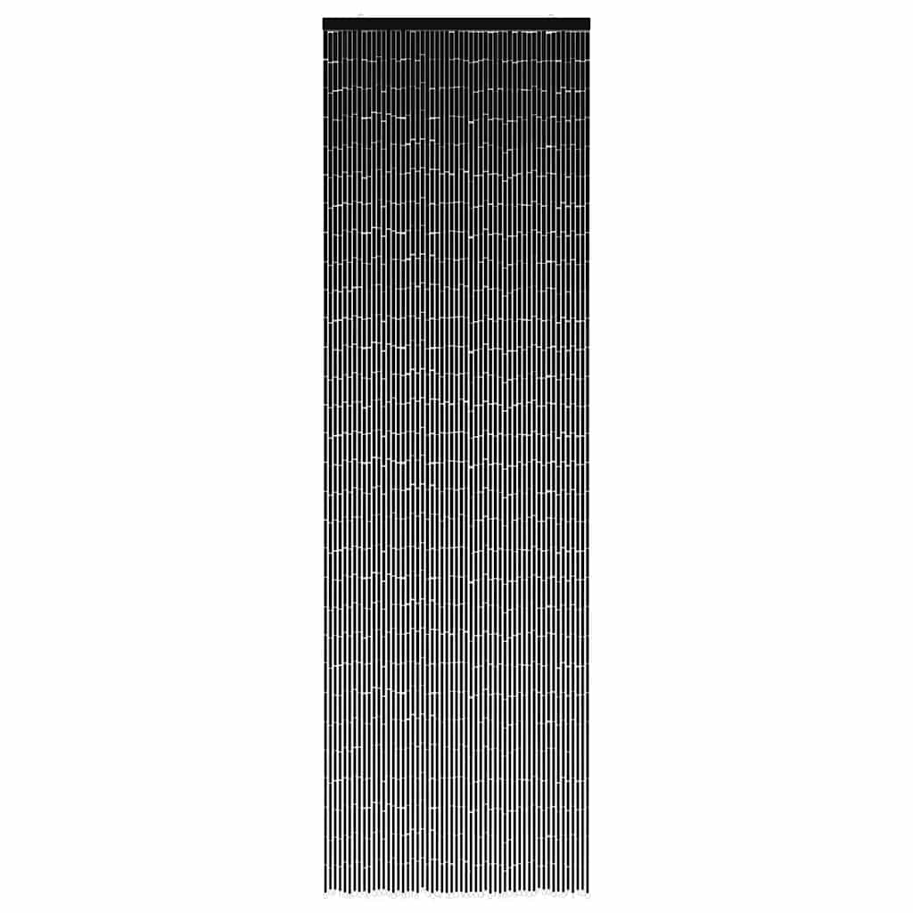 VidaXL Rideau anti-insectes gris foncé 56 x 185 cm bambou - 4