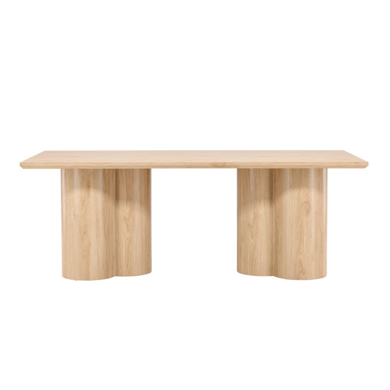 Olivia stół do jadalni 100x210 cm whitewash.