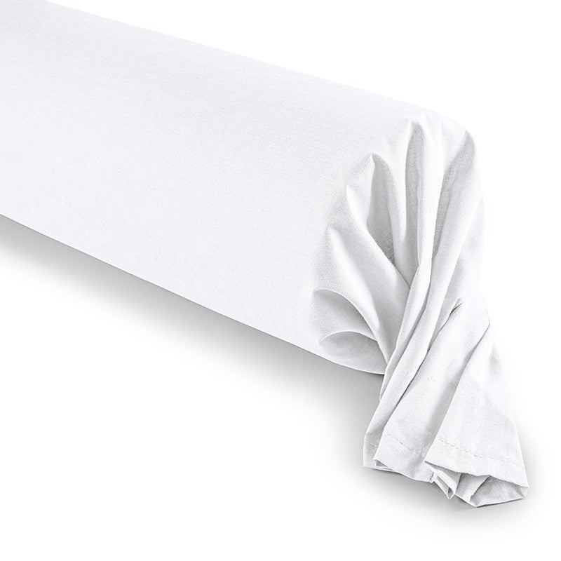 Taie de traversin en coton "Essential" - Vert céladon - 45 x 185 cm