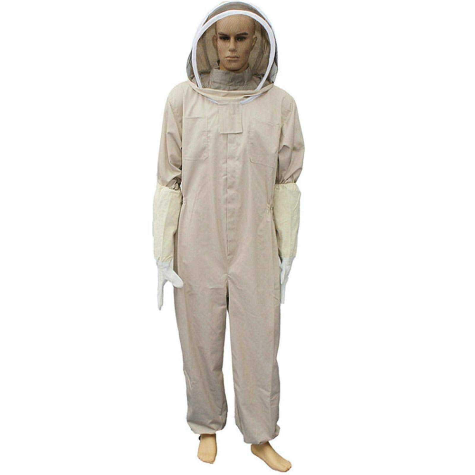 Combinaison D'apiculteur, Costume D'apiculture Professionnelle avec Gants & Protection, Combinaison Apicole pour Tout Le Corps, Anti Guêpe XL - 7