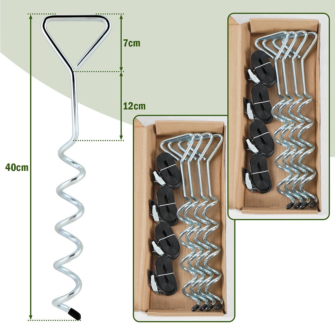 Lot de 4 cendriers tempête, diamètre