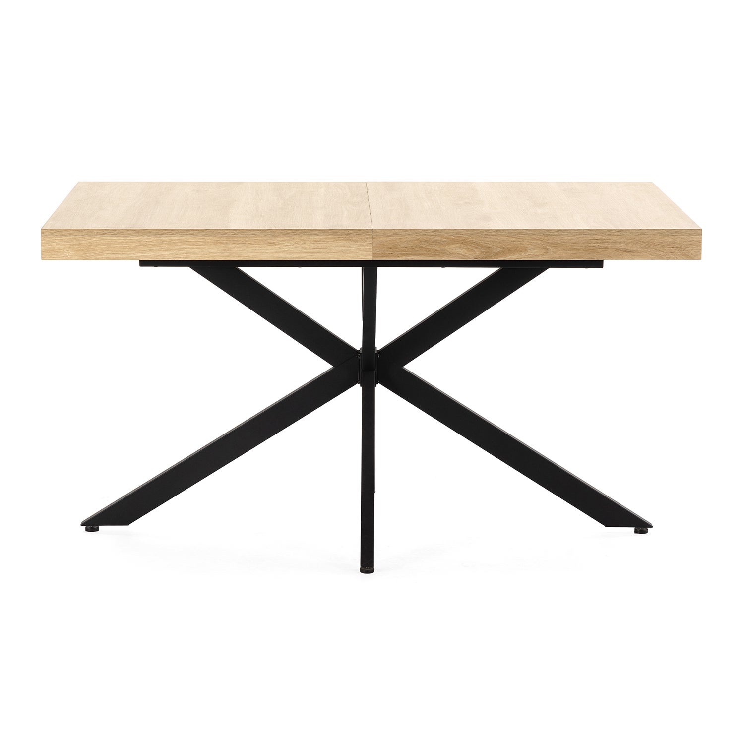 Table de salle à manger extensible Genova couleur chêne, 140-180 cm - 5